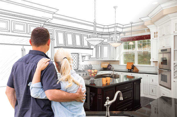 Professional Kitchen Island Installation technician working in Lake Elmo, MN